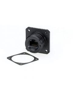 Category 6, Ruggedized Flange Mount, Anodized finish